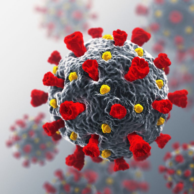 Vitrine tecnologica Coronavirus cell