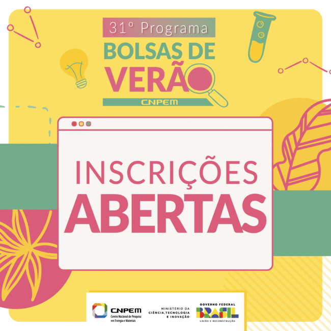 Programa Bolsas de Verão 31 Programa Bolsas de Verão 31