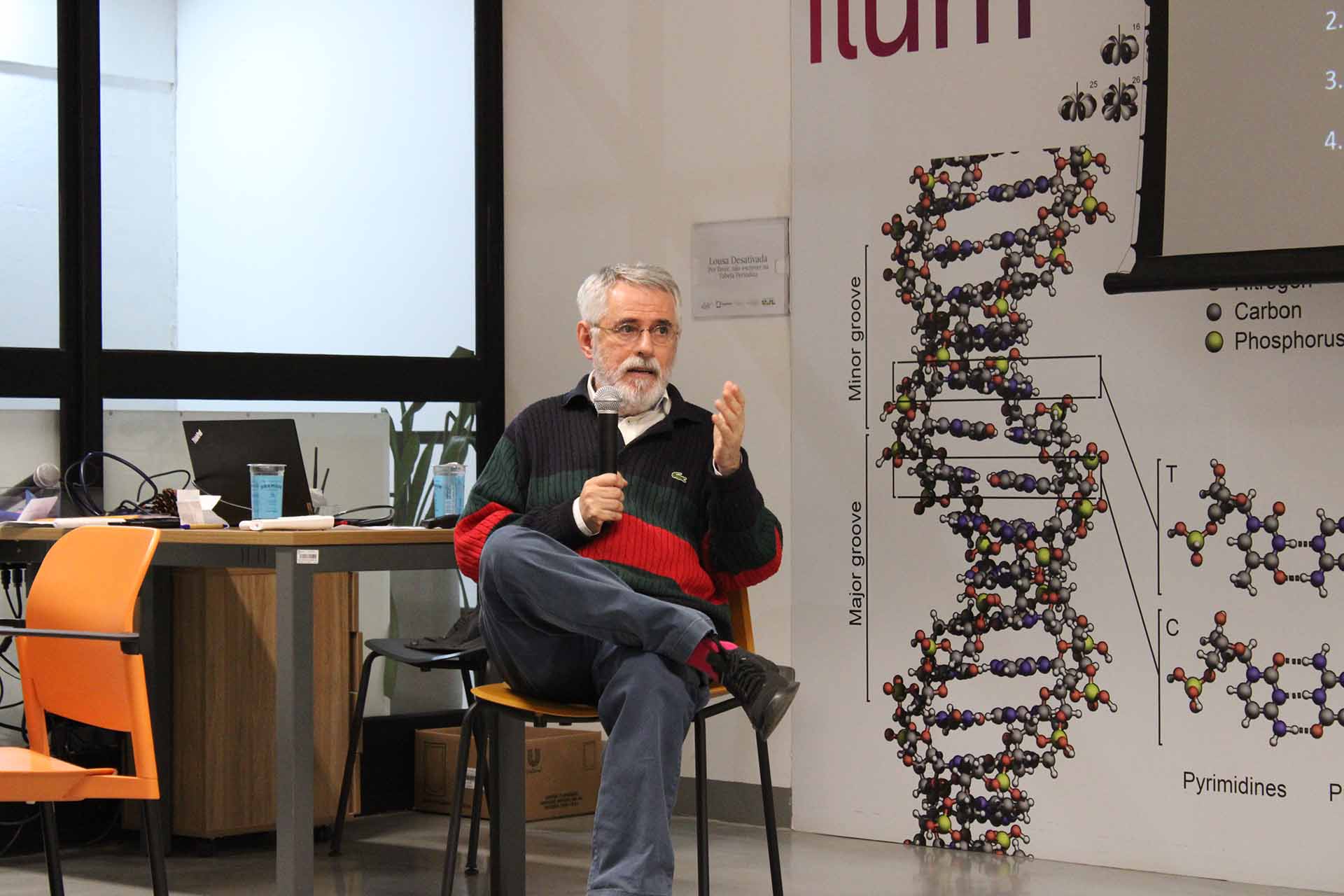 luiz marques na palestra Ilum 2025